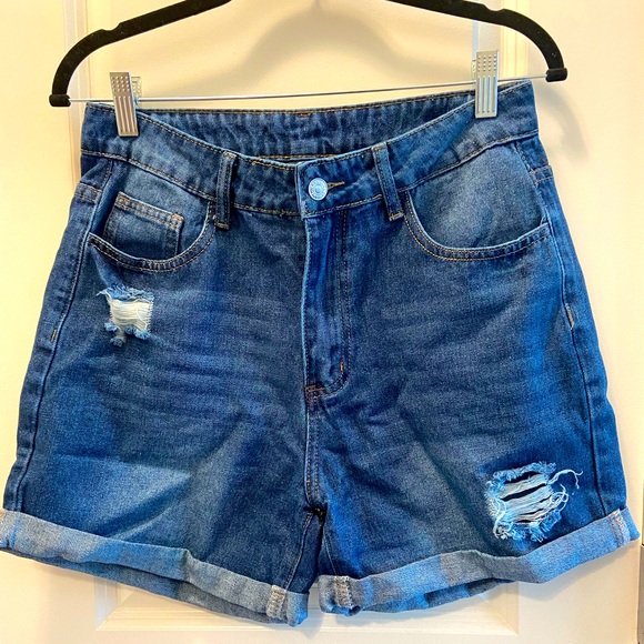 Women’s Jean High Rise Jean Shorts - Picture 1 of 2
